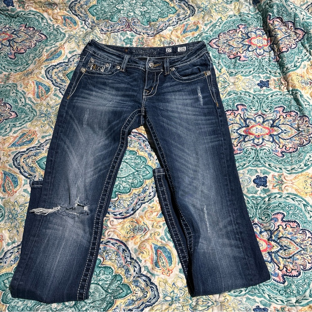 Miss Me Signature Skinny Jeans Women's Size 27 Blue Denim